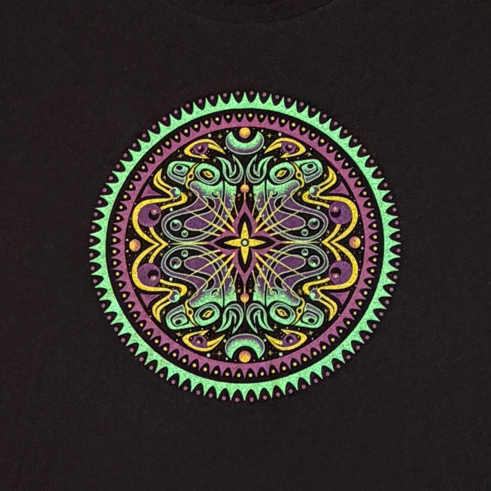 Gov’t Mule Scoop Neck Womens Tee Black and Green Size Medium #2105 - Picture 3 of 5